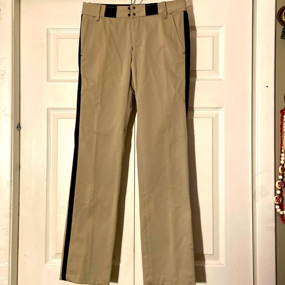 Raer Khaki Cotton Canvas Side Straps sz 26 Italy - Picture 1 of 9